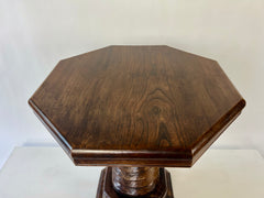 Brutalist Octagonal Side Table. France c.1930s