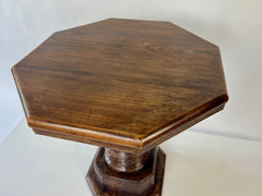 Brutalist Octagonal Side Table. France c.1930s