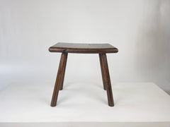 Antique 19th century stool / side table.

Made of solid English oak. Primitive vernacular rustic design.&nbsp;