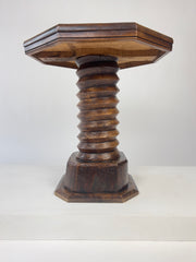 Brutalist Octagonal Side Table. France c.1930s