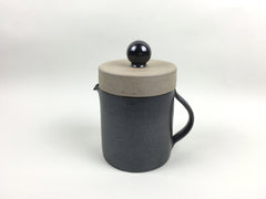 French Stoneware Basic Teapot - Anthracite - eyespy