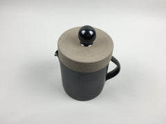 French Stoneware Basic Teapot - Anthracite - eyespy