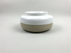 French Stoneware Basic squat vase - Ivory - eyespy