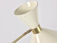 Huge mid century Italian diabolo counterweight ceiling light - eyespy