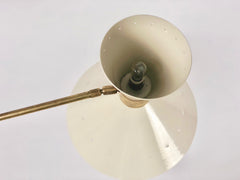 Huge mid century Italian diabolo counterweight ceiling light - eyespy
