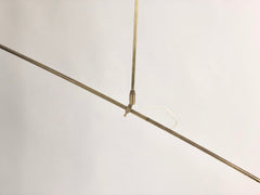 Huge mid century Italian diabolo counterweight ceiling light - eyespy