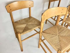 Danish J39 chairs by Borge Mogensen for FDB Mobler - eyespy