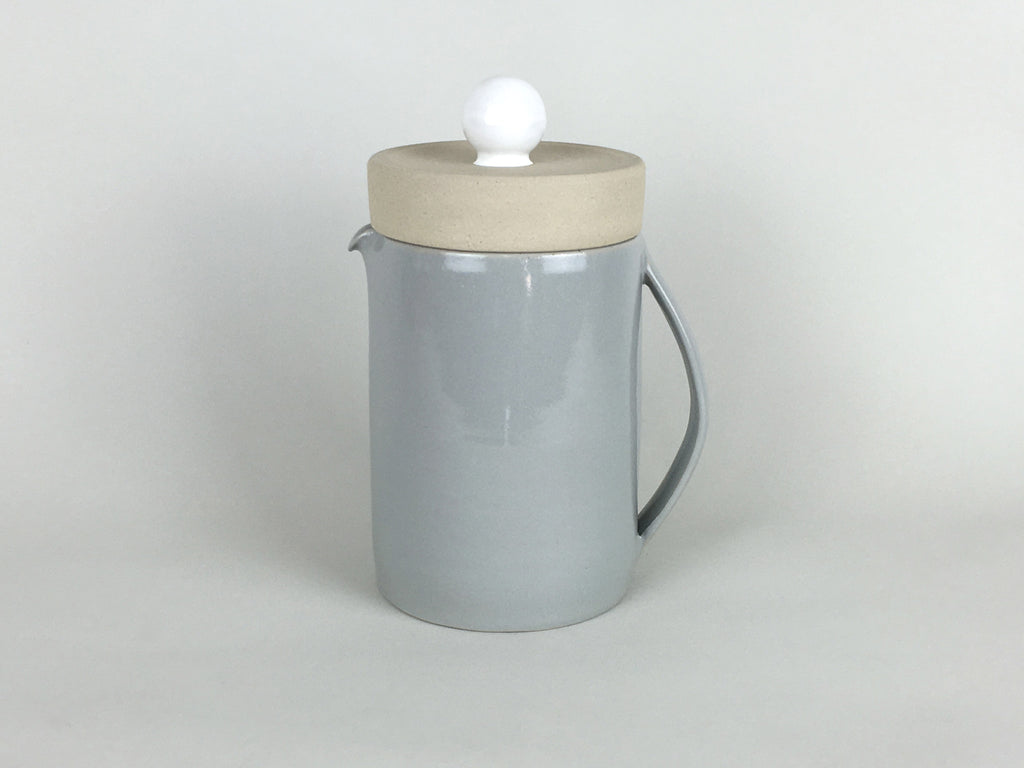 French Stoneware Basic Teapot Large - Smoke - eyespy