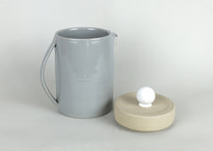 French Stoneware Basic Teapot Large - Smoke - eyespy