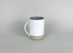 French Stoneware Basic Mug - White / Smoke - eyespy