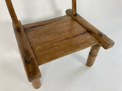 Mid 20th century African Baoulé chair, Ivory Coast