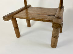 Mid 20th century African Baoulé chair, Ivory Coast