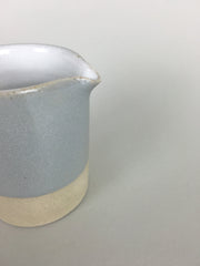 French Stoneware Basic Milk Jug - White / Smoke - eyespy