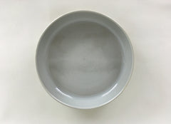 French Stoneware Basic shallow bowl or soup plate - Smoke - eyespy