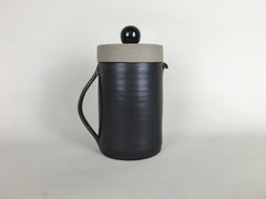 French Stoneware Basic Teapot Large - Anthracite - eyespy