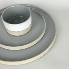 French Stoneware - Basic Dinner Plate - Smoke - eyespy
