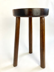 Eyespy - Late 19th / Early 20th century 3 legged wooden stool, sourced from a winery in northern Italy.