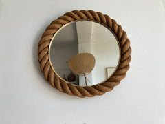 Eyespy - Rope mirror by Adrien Audoux and Frida Minet, France circa 1950-60.