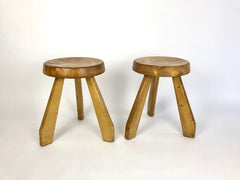 Sandoz stools by Charlotte Perriand, circa 1960, sourced from Les Arcs