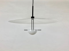 Pendant light by Vico Magistretti for Italian lighting company Oluce.  Model Nara 462 - this is the larger 62cm diameter version from 1986.