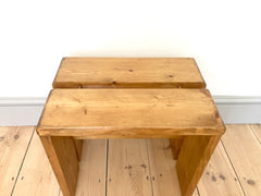 Eyespy - Stool / side table from Les Arcs by Charlotte Perriand