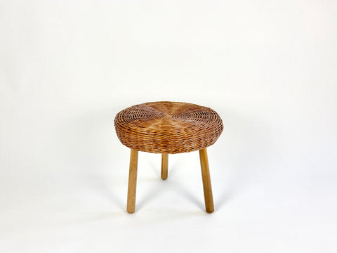 Wicker Side table / Stool, Tony Paul