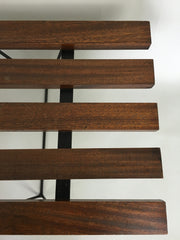 Mid century slatted bench - eyespy