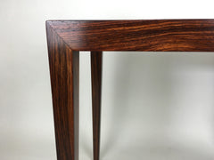 Danish rosewood side table by Severin Hansen for Haslev - eyespy