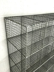 Vintage school gym pigeon hole storage unit - eyespy