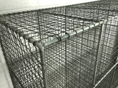 Vintage school gym pigeon hole storage unit - eyespy