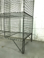 Vintage school gym pigeon hole storage unit - eyespy