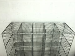Vintage school gym pigeon hole storage unit - eyespy