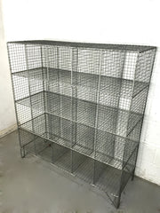 Vintage school gym pigeon hole storage unit - eyespy