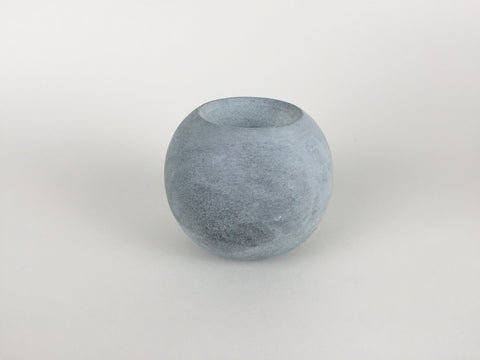 Ball of Stone double sided candle holder by Tiipoi