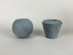 Ball of Stone double sided candle holder by Tiipoi - eyespy