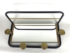 1950s coat rack - Black/Brass - eyespy