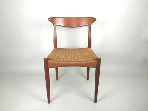 1960s Danish dining chairs by Arne Hovmand Olsen for Mogens Kold