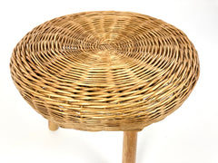 Wicker Side table / Stool, Tony Paul