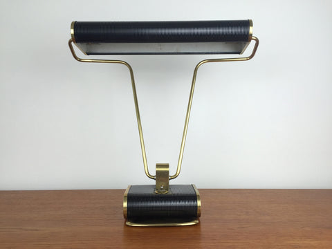 French mid century desk lamp by Jumo, attributed to Eileen Grey