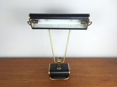 French mid century desk lamp by Jumo, attributed to Eileen Grey - eyespy