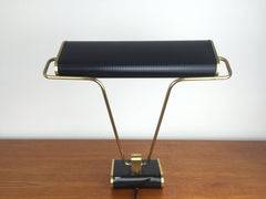French mid century desk lamp by Jumo, attributed to Eileen Grey - eyespy