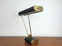 French mid century desk lamp by Jumo, attributed to Eileen Grey - eyespy