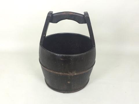 Antique Chinese wooden bucket