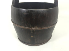 Antique Chinese wooden bucket - eyespy