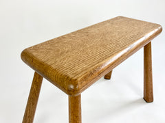 Dutch Oak Nesting Side Tables/Stools