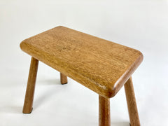 Dutch Oak Nesting Side Tables/Stools