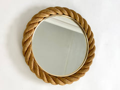 Rope mirror, Audoux & Minet. France 1950-60