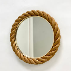 Rope mirror, Audoux & Minet. France 1950-60