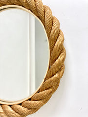 Rope mirror, Audoux & Minet. France 1950-60