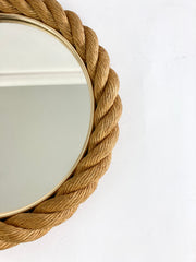 Rope mirror, Audoux & Minet. France 1950-60